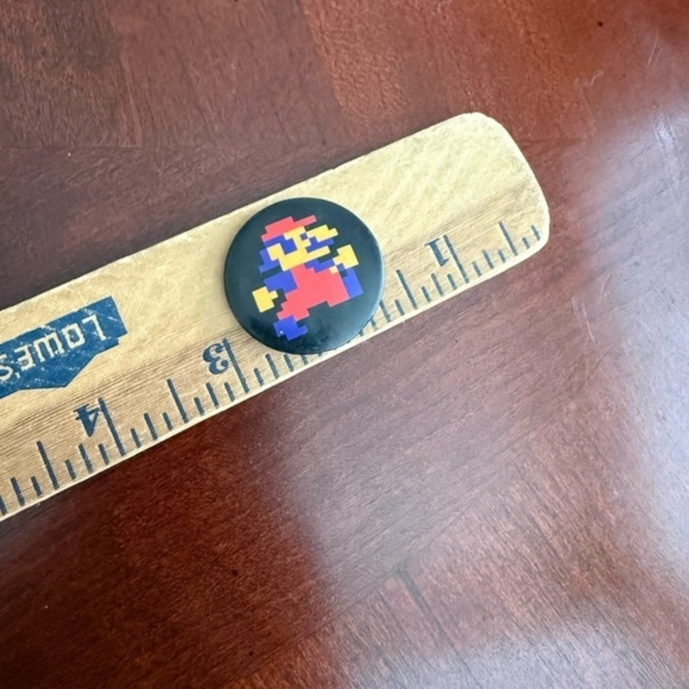 Vintage Mario Brooch